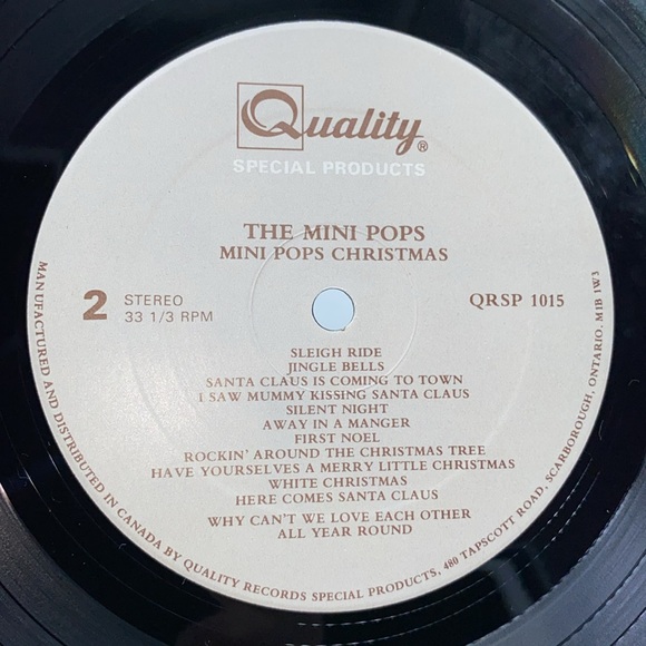 Mini Pops Christmas Vinyl Record LP Album Kids Pop Vintage - Picture 13 of 14